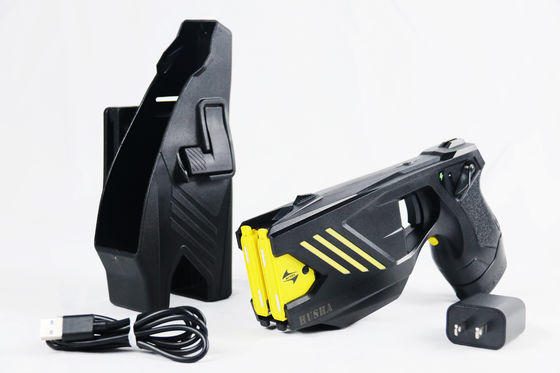 HUSHA Waterproof IP57 Stun Gun với hộp đạn kép và điện áp đầu ra 55±5KV cho thực thi pháp luật